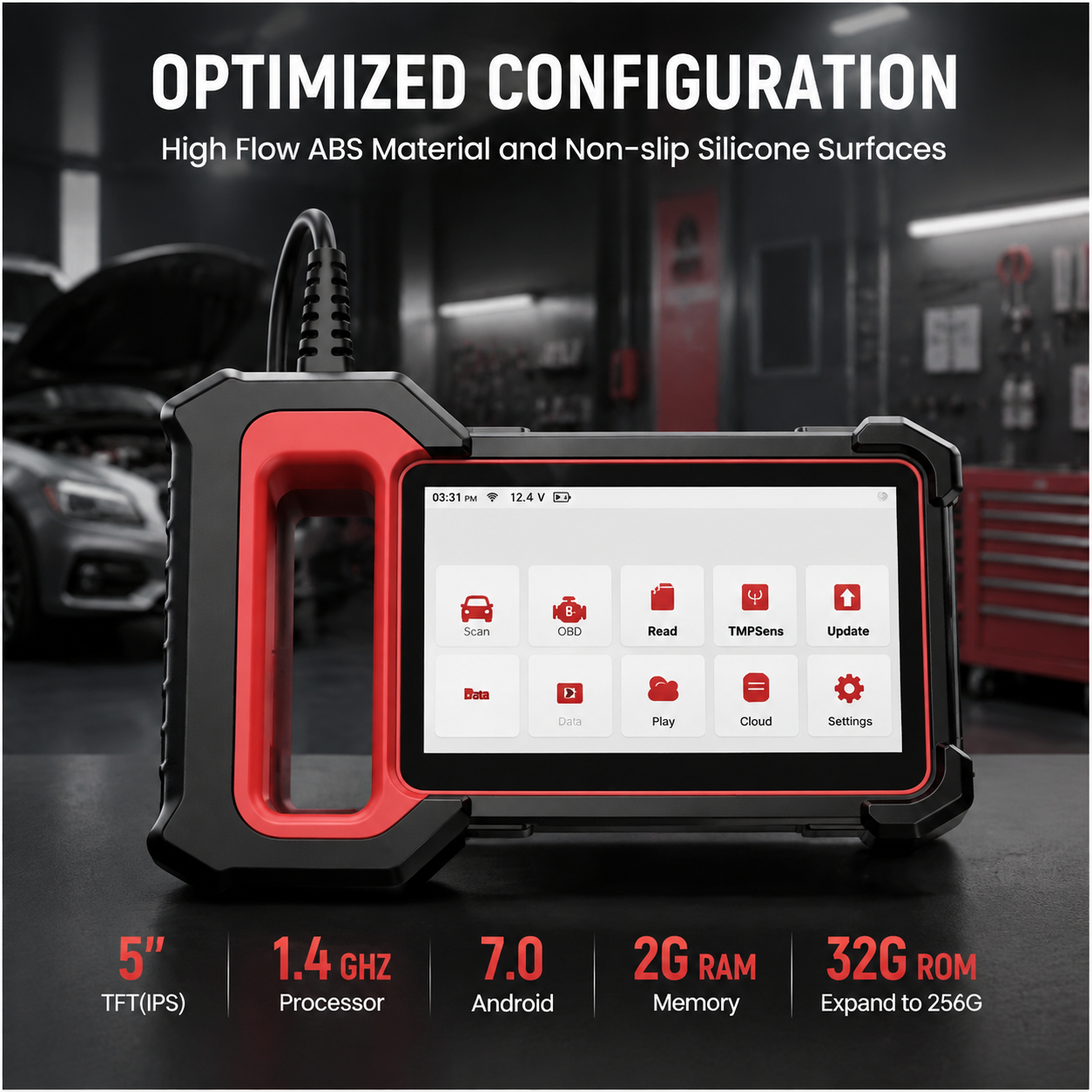 Professional OBD2 Diagnostic Scanner – Smart Vehicle Analysis Tablet