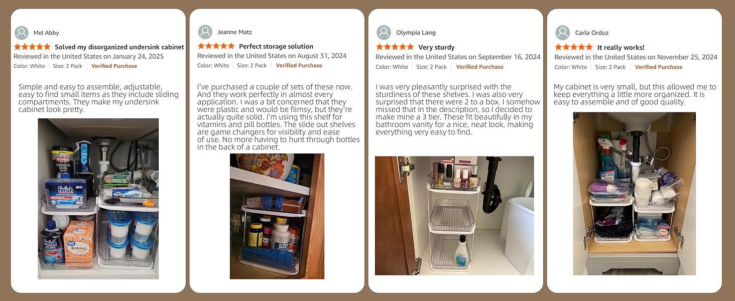 Under Sink Organizers and Storage