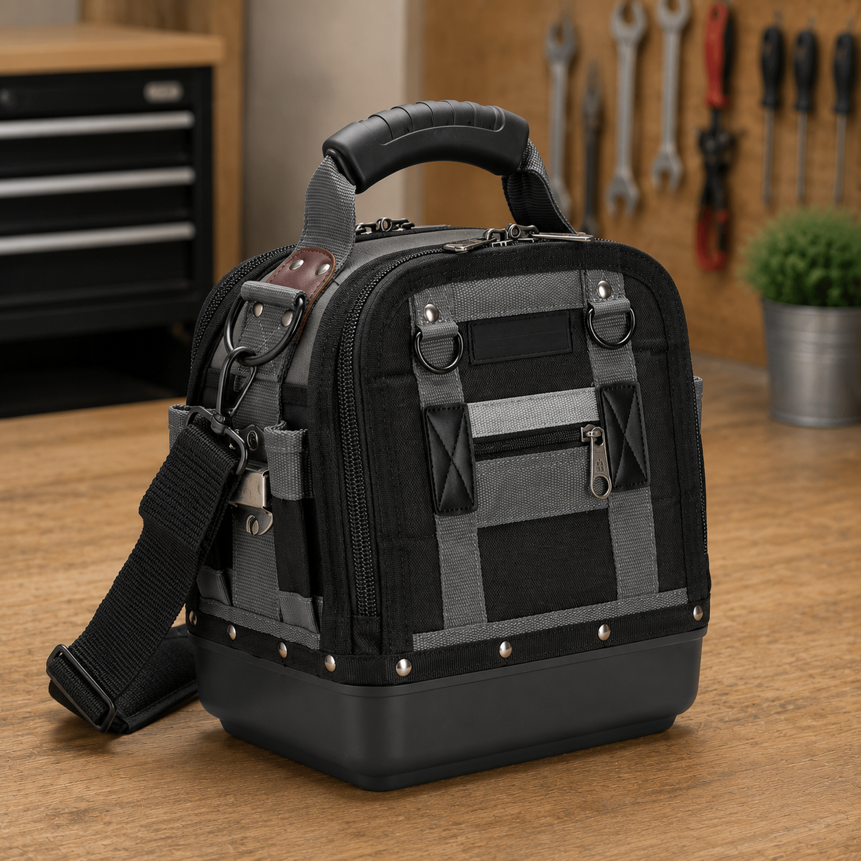 Compact Service Technician Tool Bag – Full-Featured, Durable Storage Solution