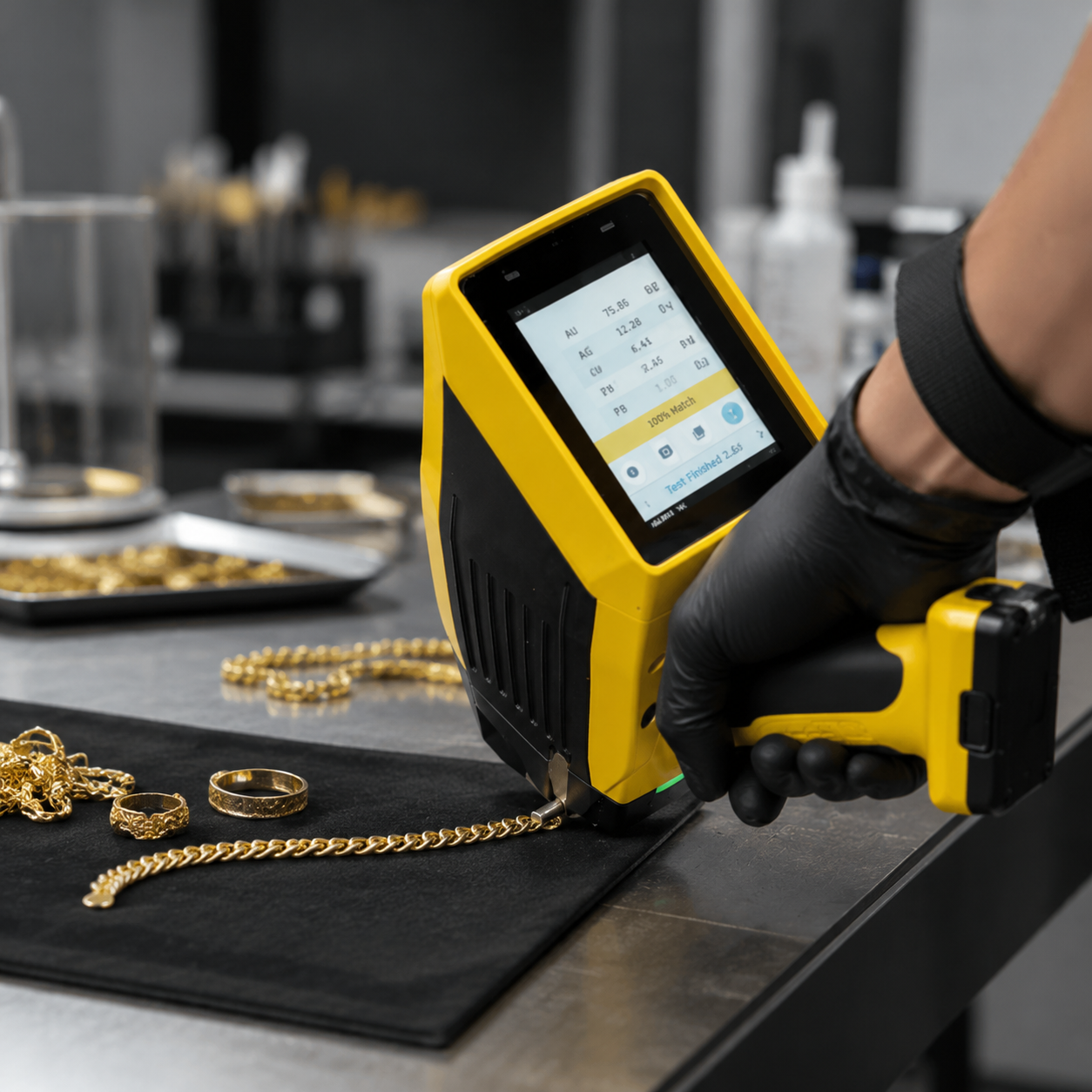 Handheld XRF Precious Metal Analyzer – SDD Technology, 10‑Second Results