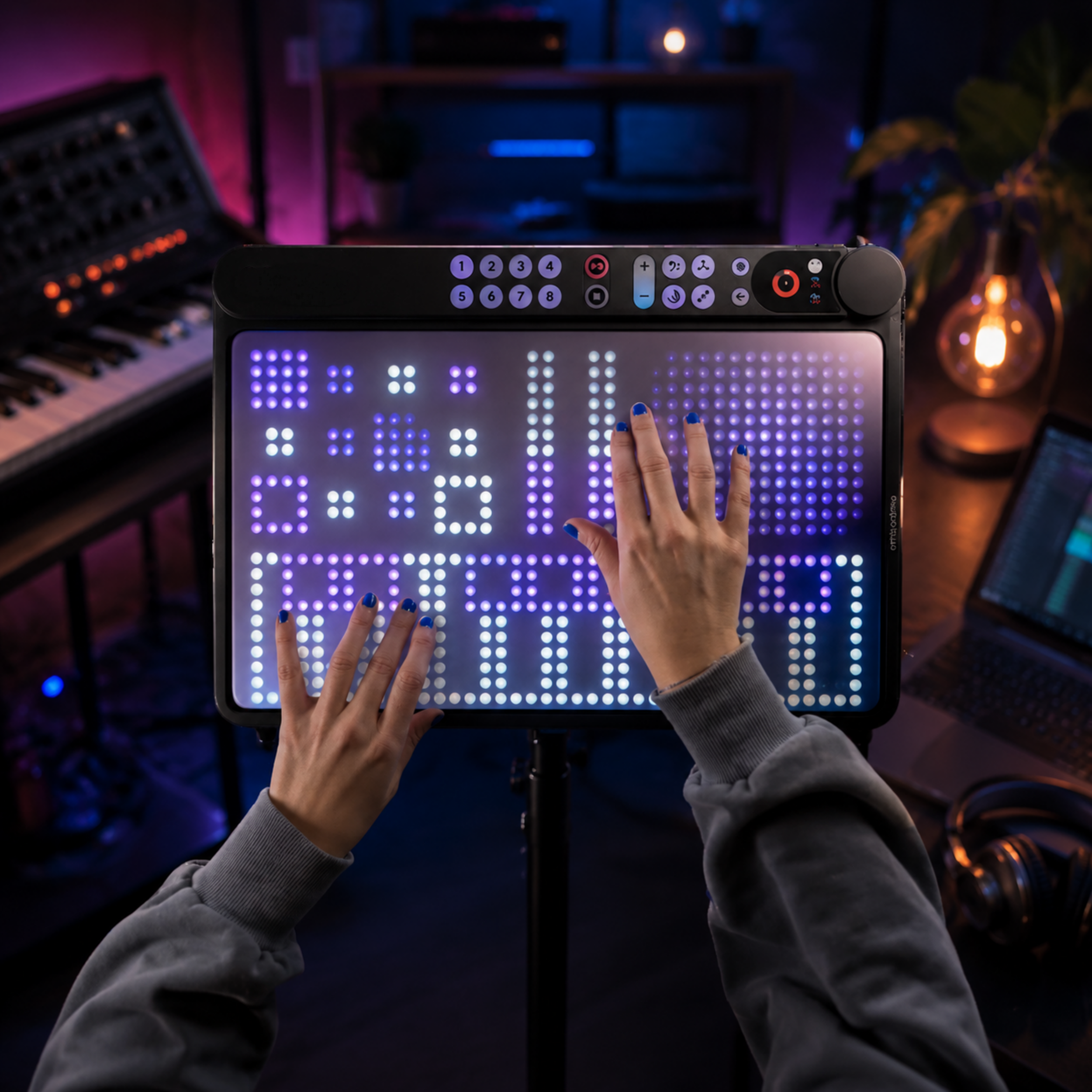 Expressive Touch MIDI Controller – Customizable Music Creation Surface With Built-In Looper