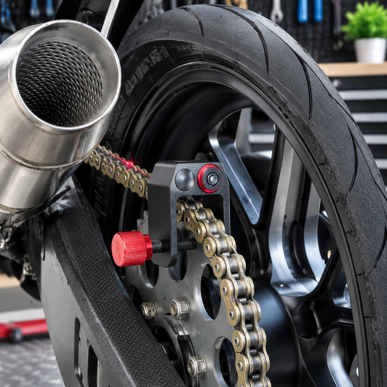 Laser Chain & Sprocket Alignment Tool