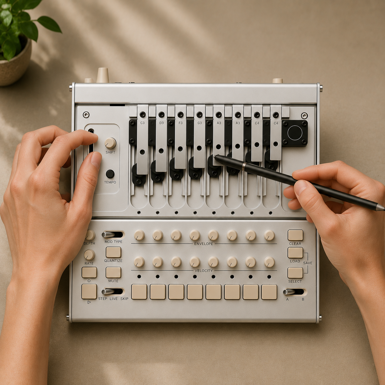 Eight-Voice Acoustic Synthesizer
