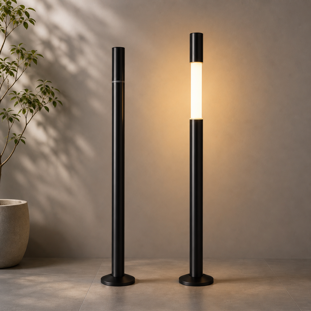 Motorised Lifting Smart Floor Lamp