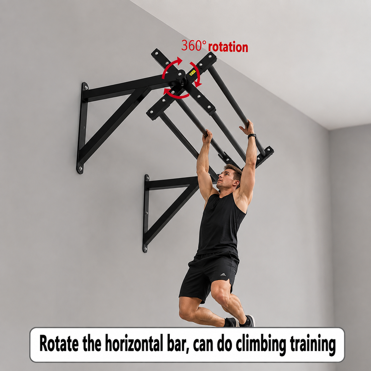Rotating Climbing Trainer – Ninja Warrior Grip Training Equipment
