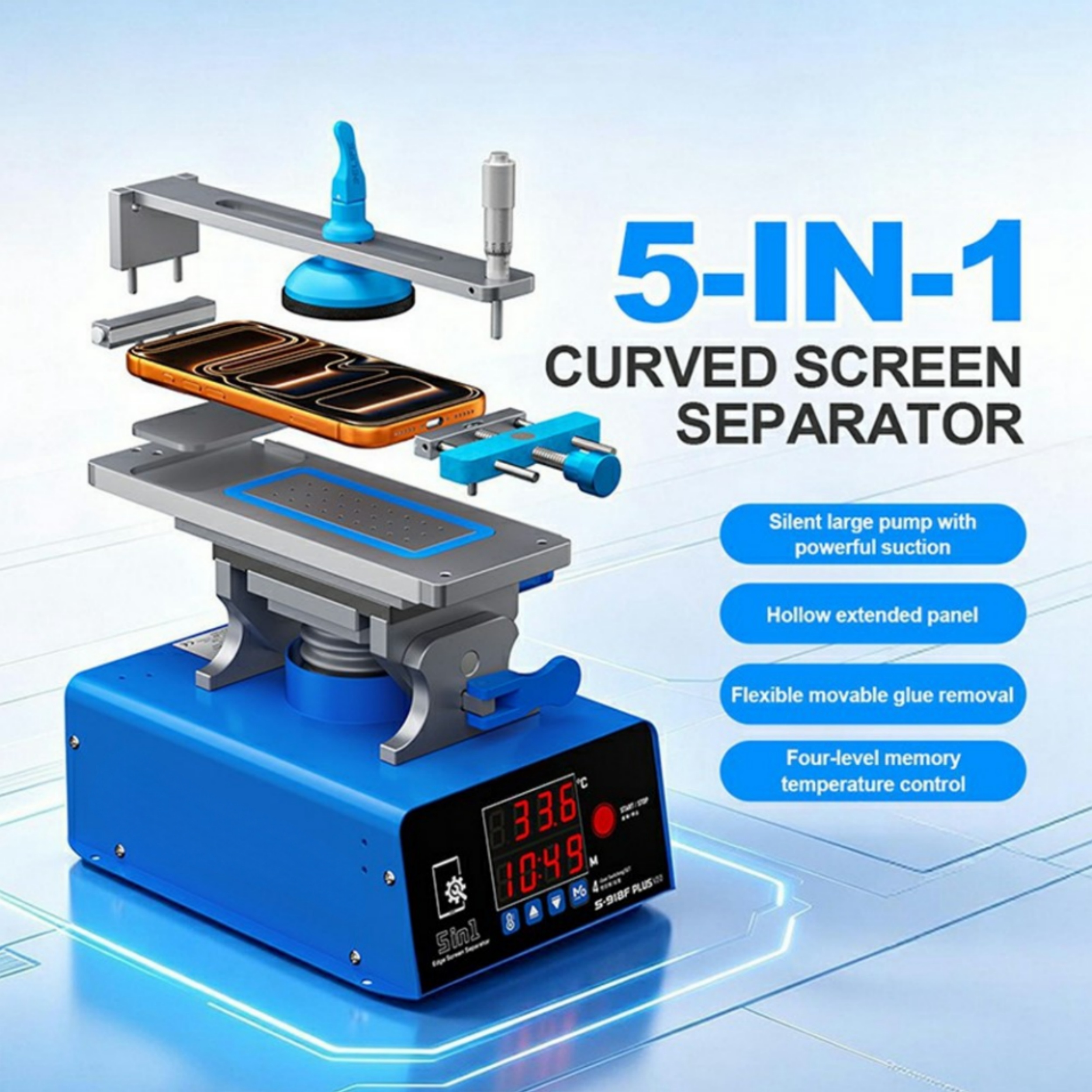 360° Curved Screen Separator
