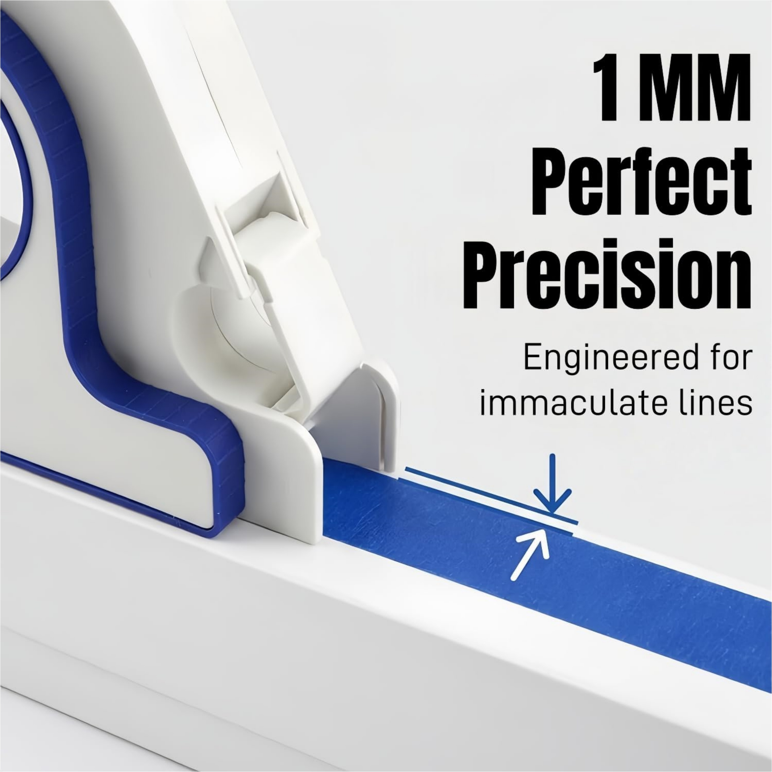 Painters Tape Applicator – One‑Hand Operation, Built‑in Scraper, 5x Faster