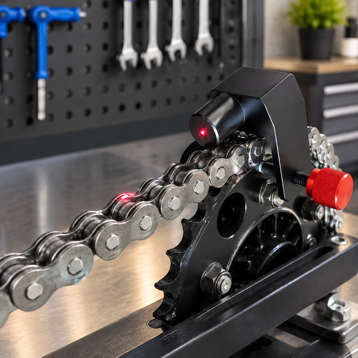 Laser Chain & Sprocket Alignment Tool