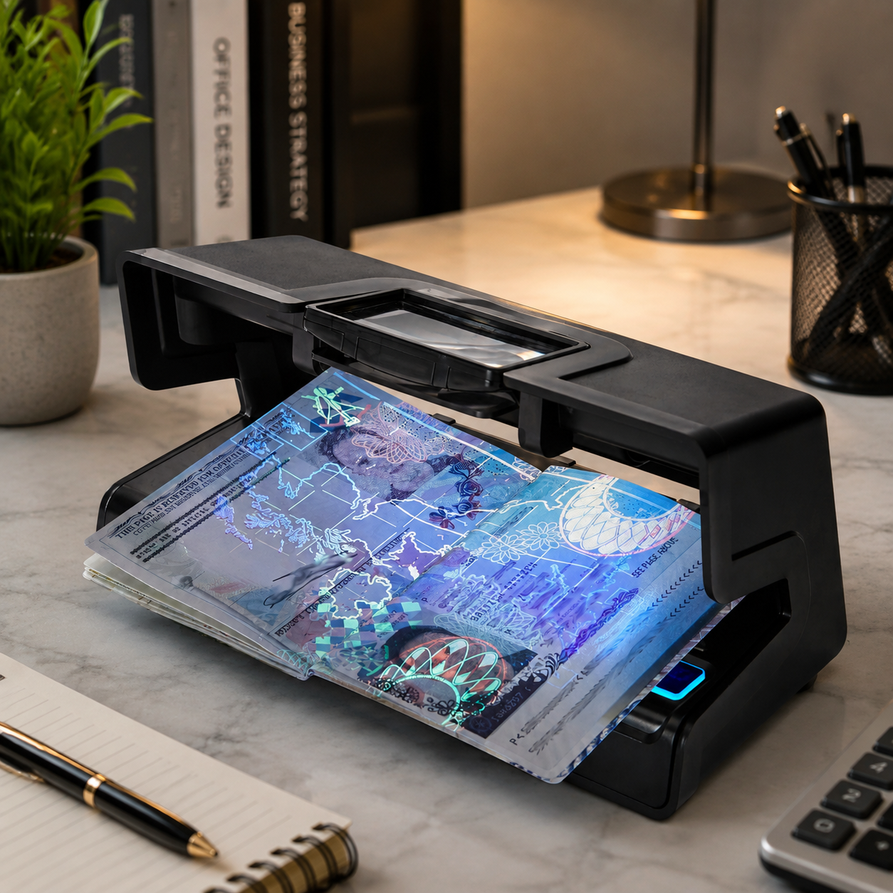 Professional Counterfeit Detector – Multi-Function Currency Verification Device
