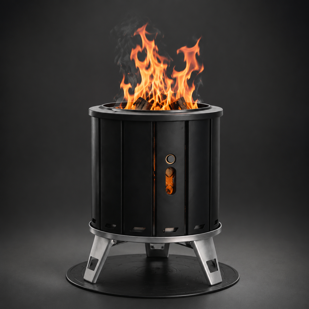Foldable Smokeless Fire Pit – Portable Outdoor Campfire Solution