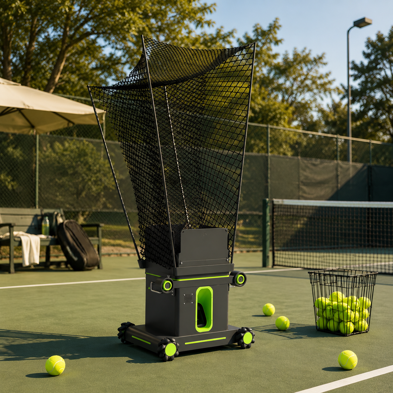 AI Tennis Training Robot – Smart Rally Partner with Intelligent Coaching