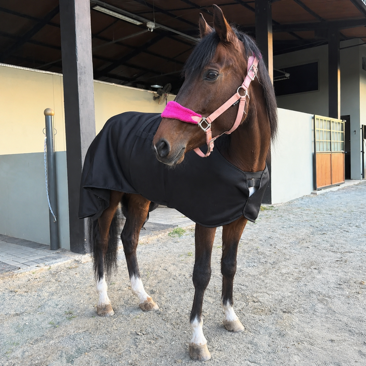 Horse Blanket & Wall-Mounted Storage Rack Set
