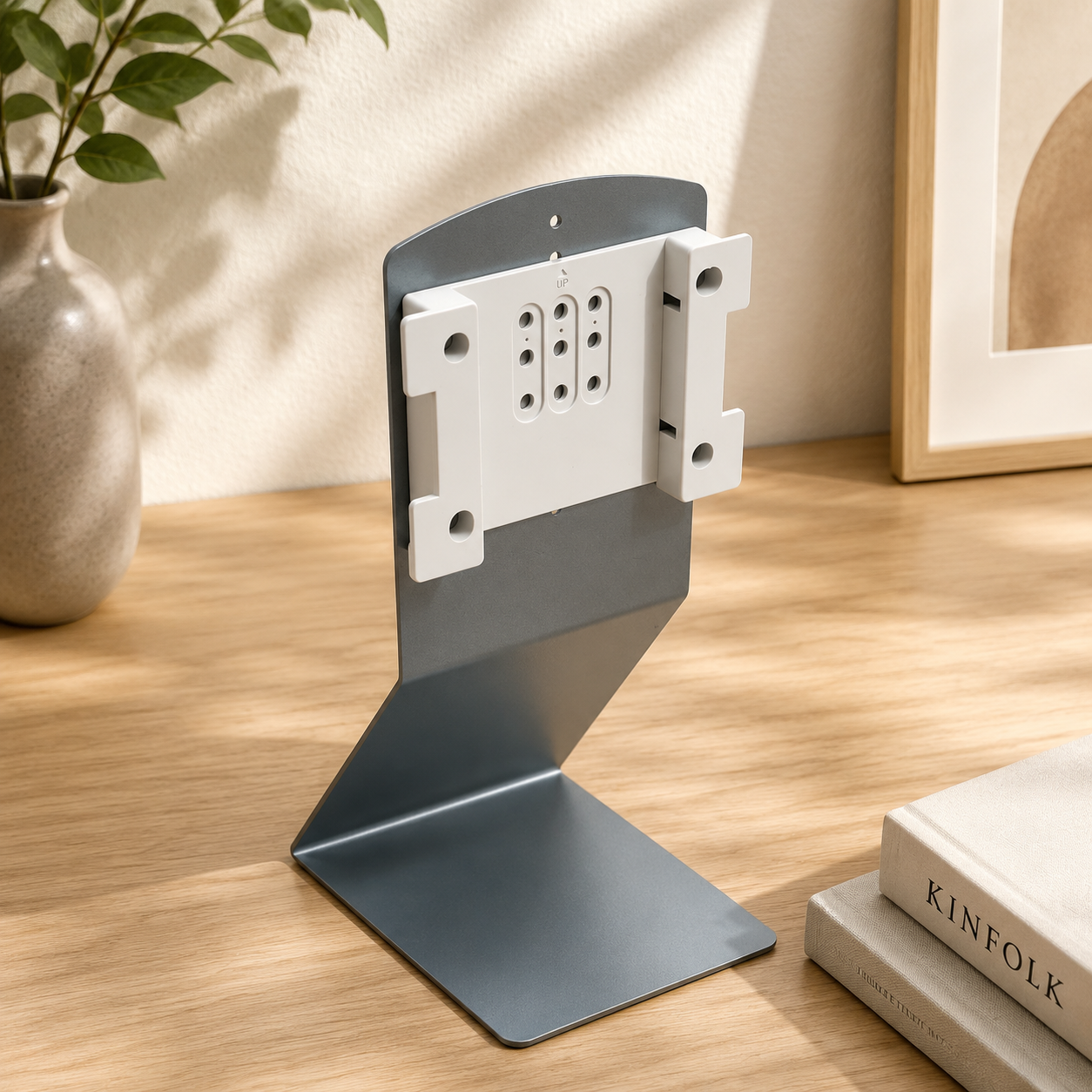 Wall Mounted CD Player – Minimalist Audio System With FM Radio & Wireless Control