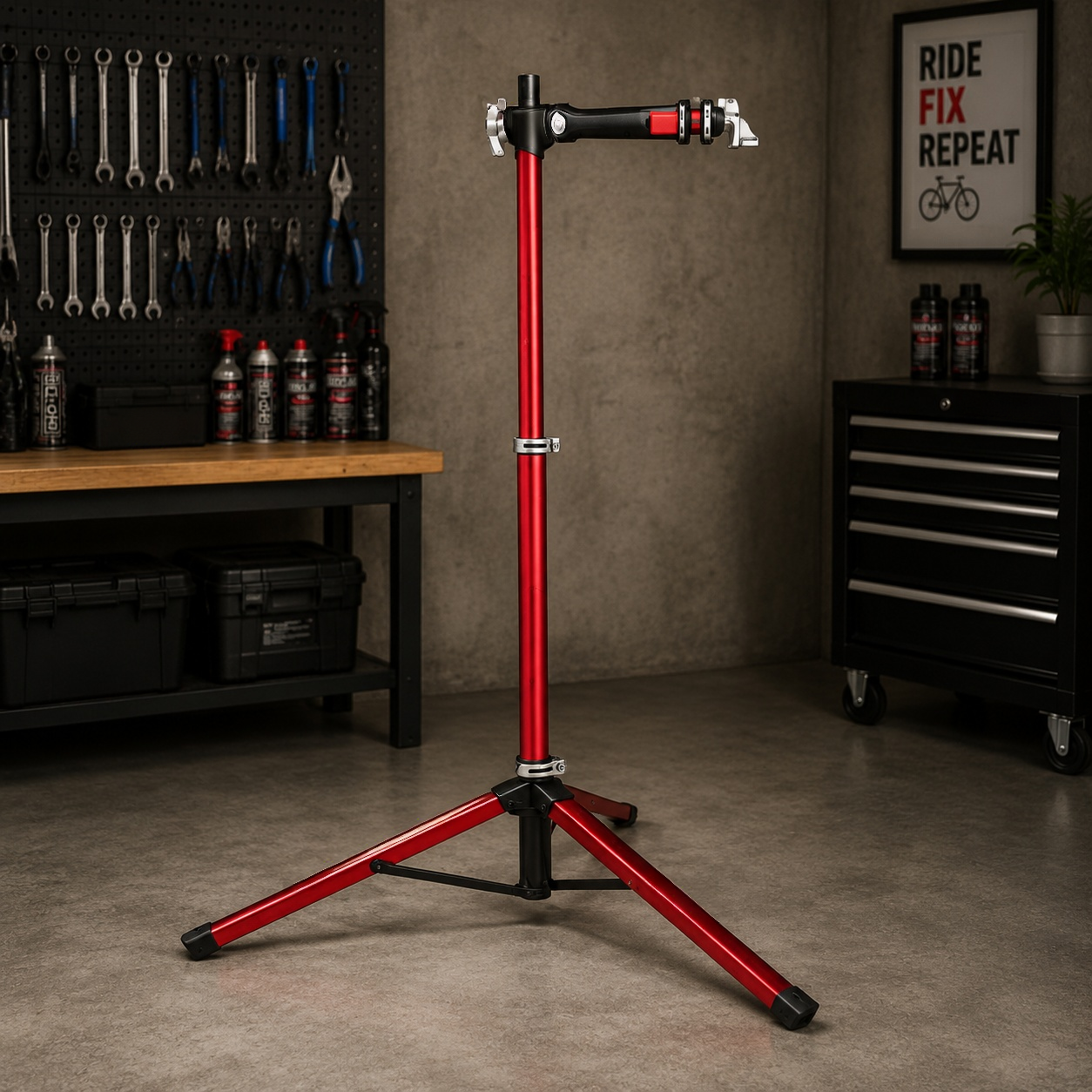 Heavy-Duty Bike Repair Stand – Portable Bicycle Maintenance Workstation