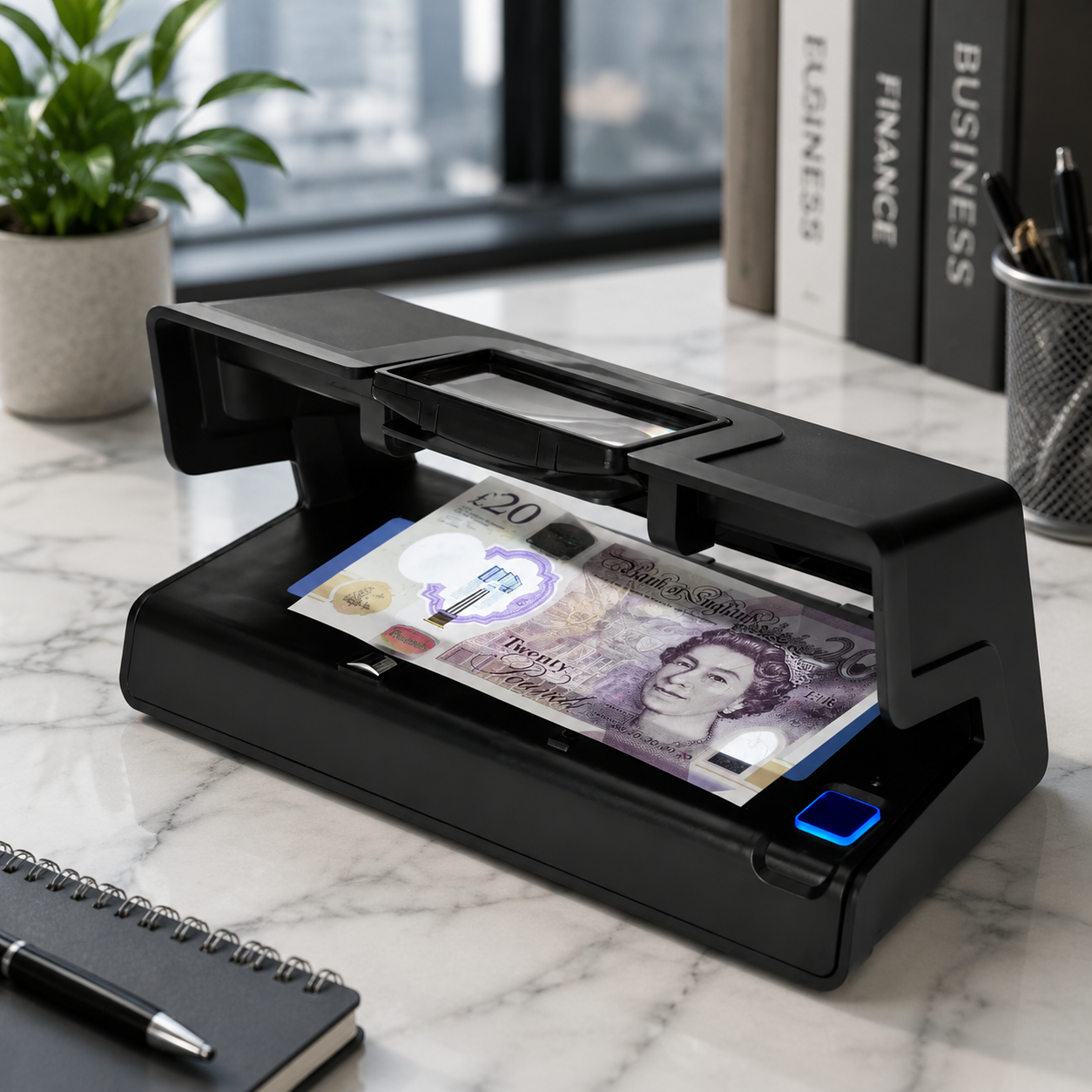 Professional Counterfeit Detector – Multi-Function Currency Verification Device