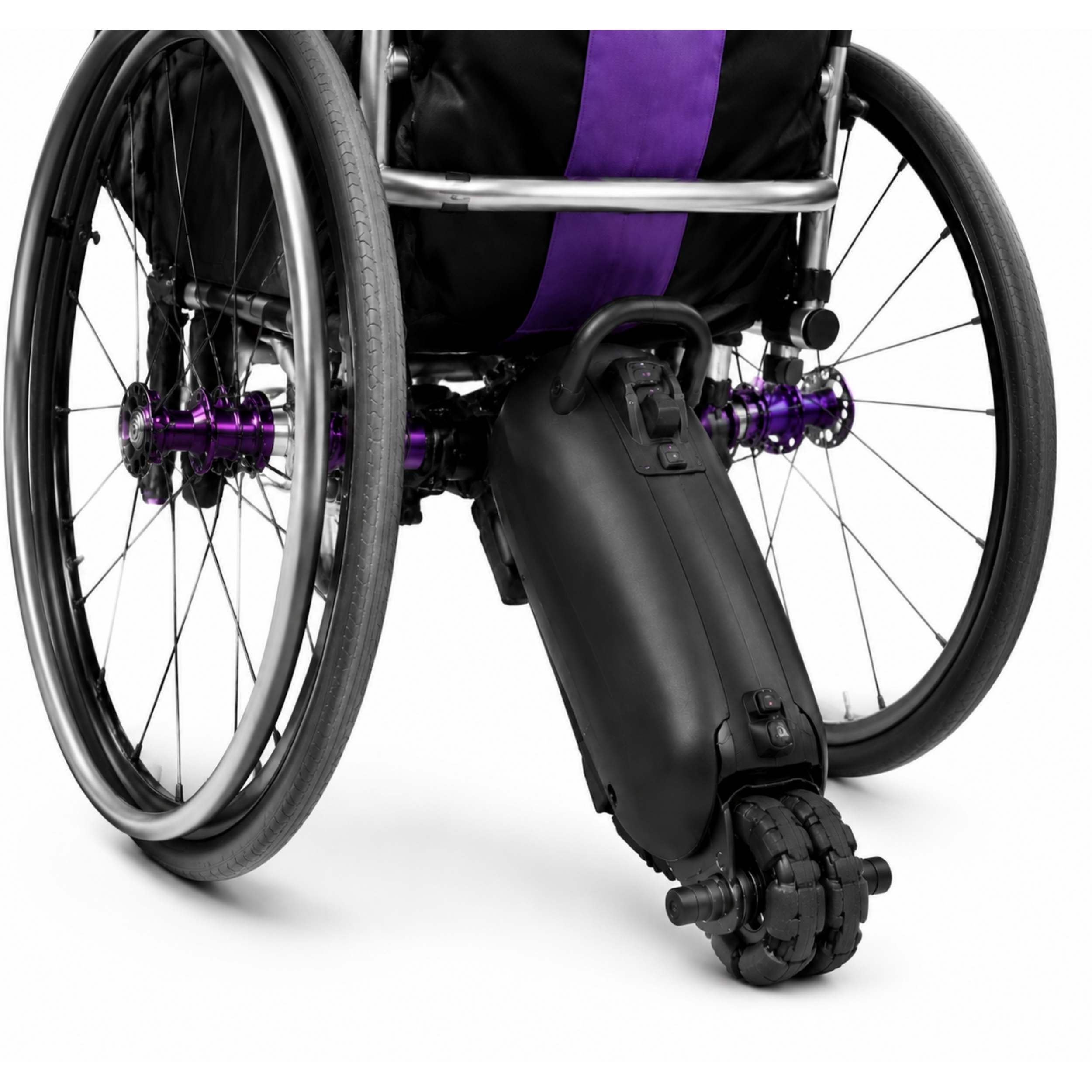 Portable Wheelchair Power Assist System – Lightweight Electric Mobility Support for Manual Wheelchairs