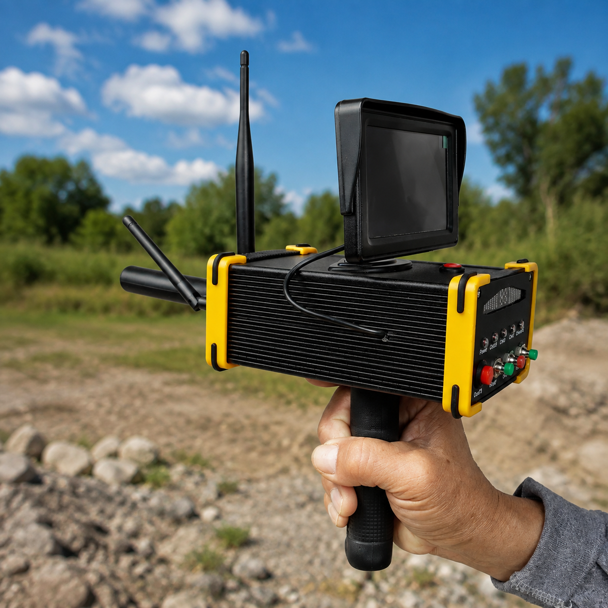 Long-Range 3D Metal Detector – Portable Underground Detection System