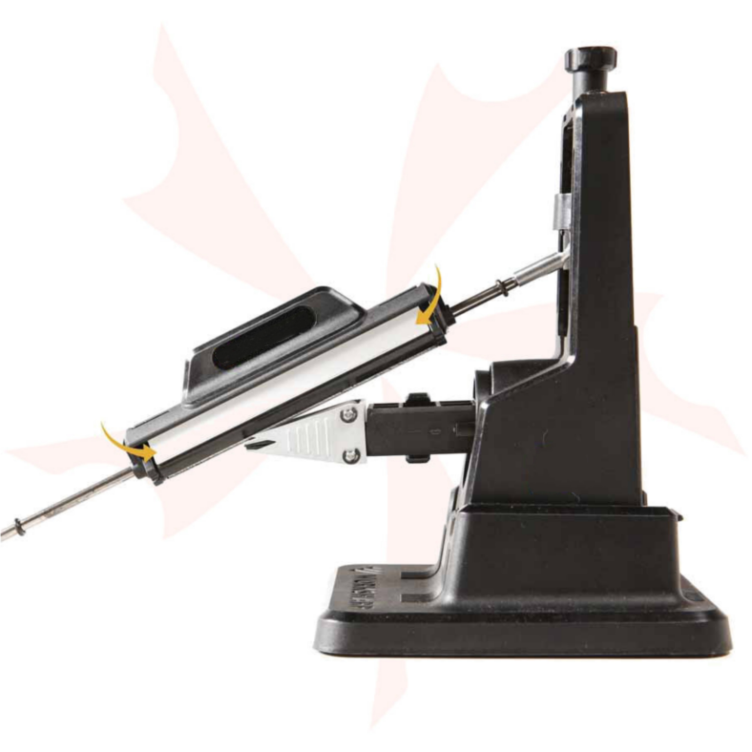 Precision Adjust Knife Sharpener – 3 Grits, 15‑30° Angle, Benchtop or Handheld 