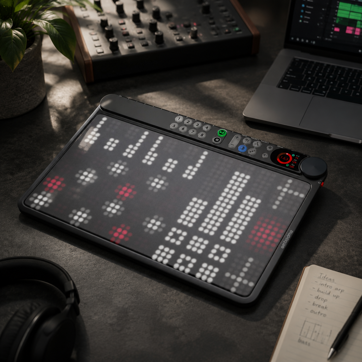 Expressive Touch MIDI Controller – Customizable Music Creation Surface With Built-In Looper