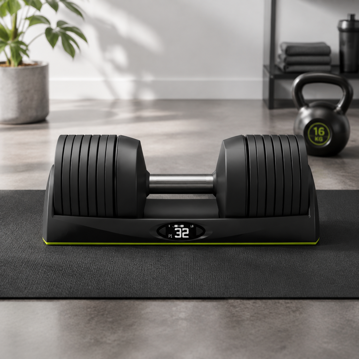 Smart Adjustable Dumbbell Set – Digital Weight Training System