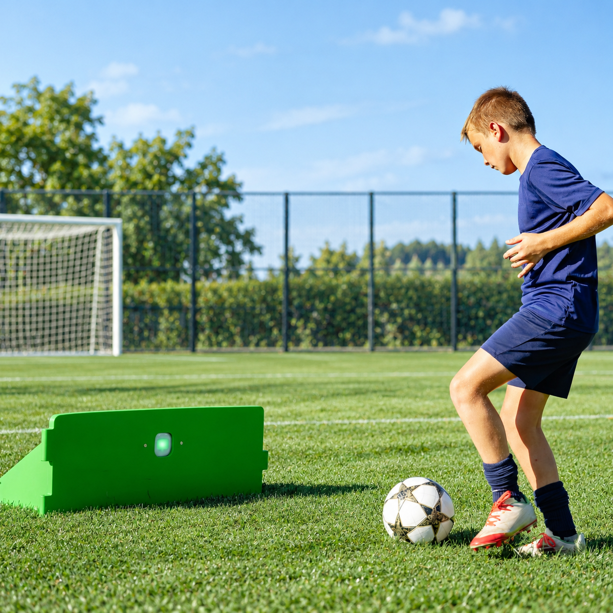 Interactive Soccer Rebound Training System