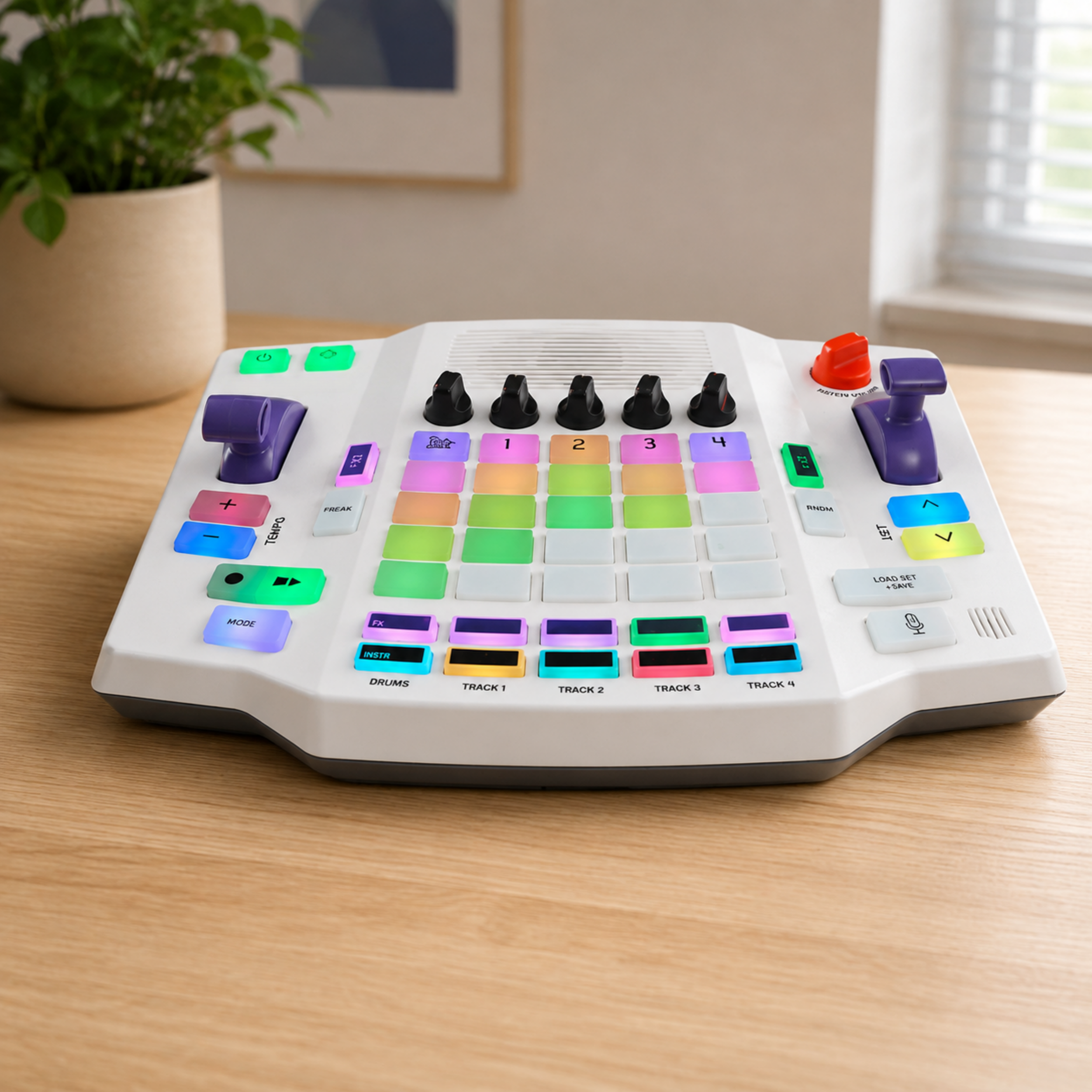Portable Music Creation Station – Multi-Track Sampler and Beat Making Device