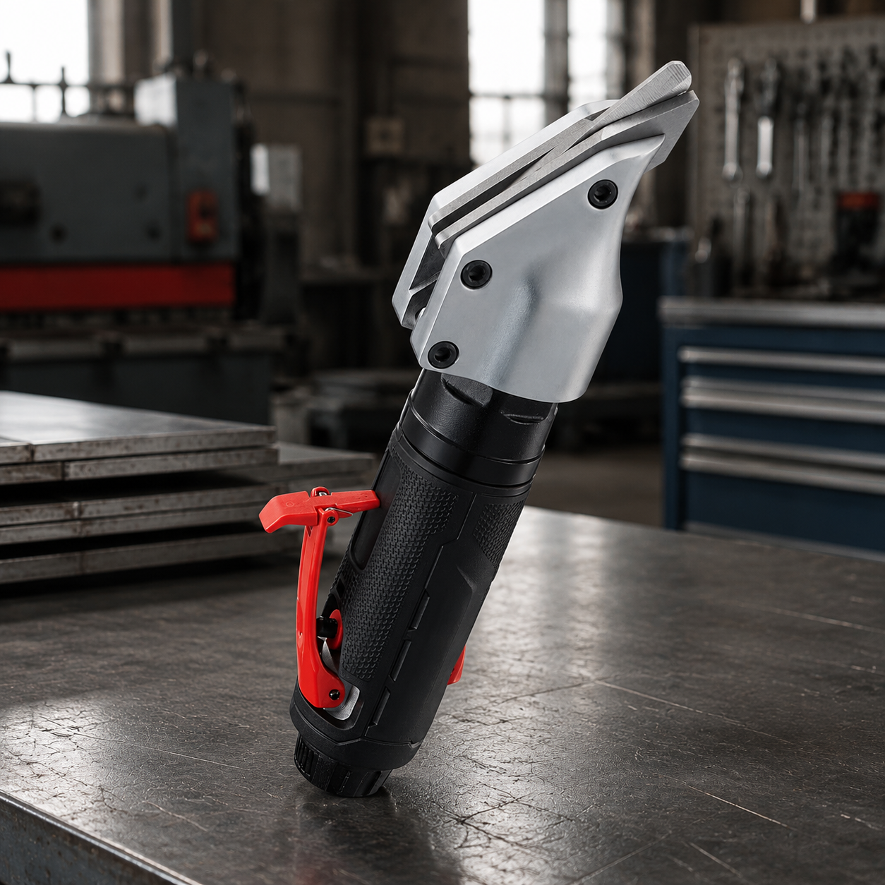 Pneumatic Air Shear – 0.5HP Metal Cutting Tool With Adjustable Power Control
