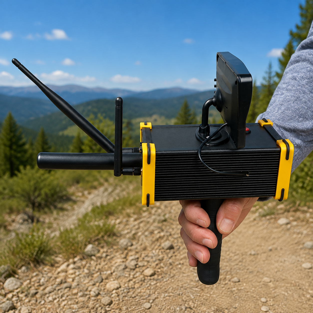 Long-Range 3D Metal Detector – Portable Underground Detection System
