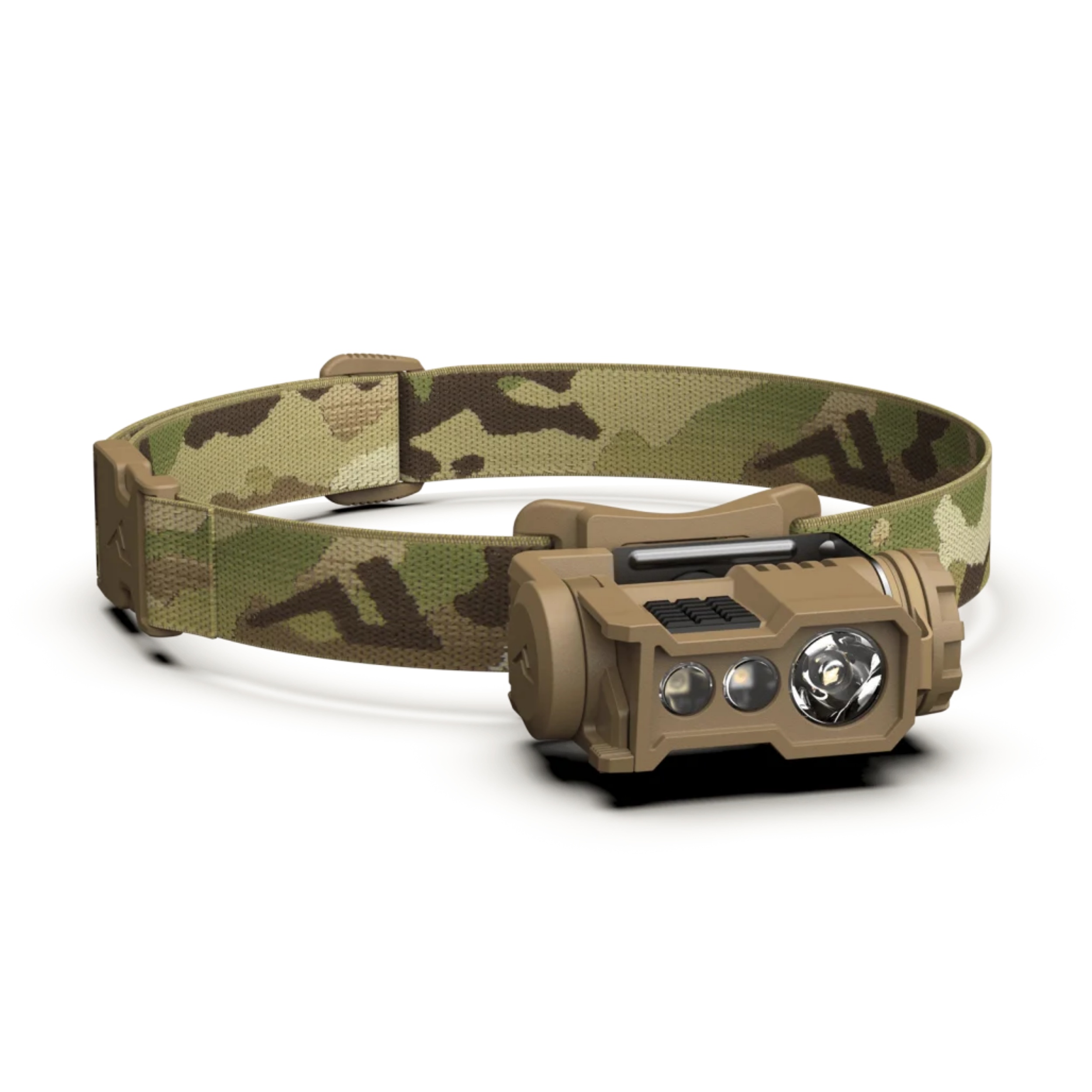 Tactical Headlamp with IR Lock Mode – 300 Lumens, IP68, Dual‑Fuel