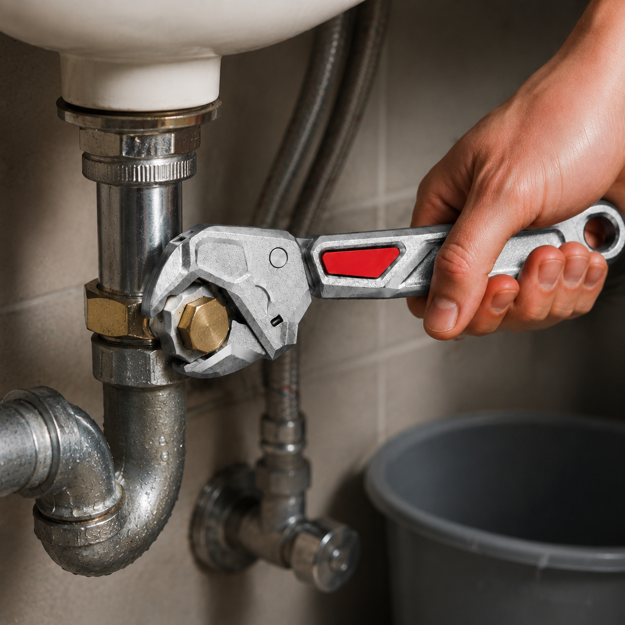 6" Ratcheting Adjustable Wrench – Faster Fastening With Less Resetting