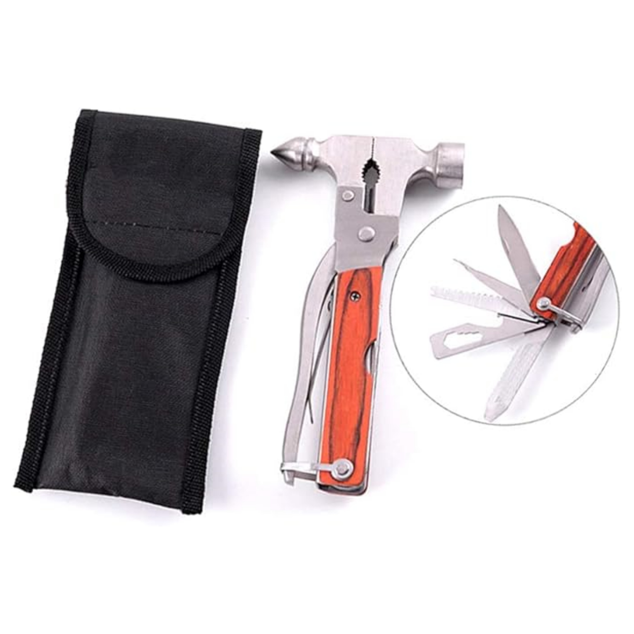 Solid Stainless Steel Multi‑Purpose Escape Tool – Car Window Breaker & Emergency Tool
