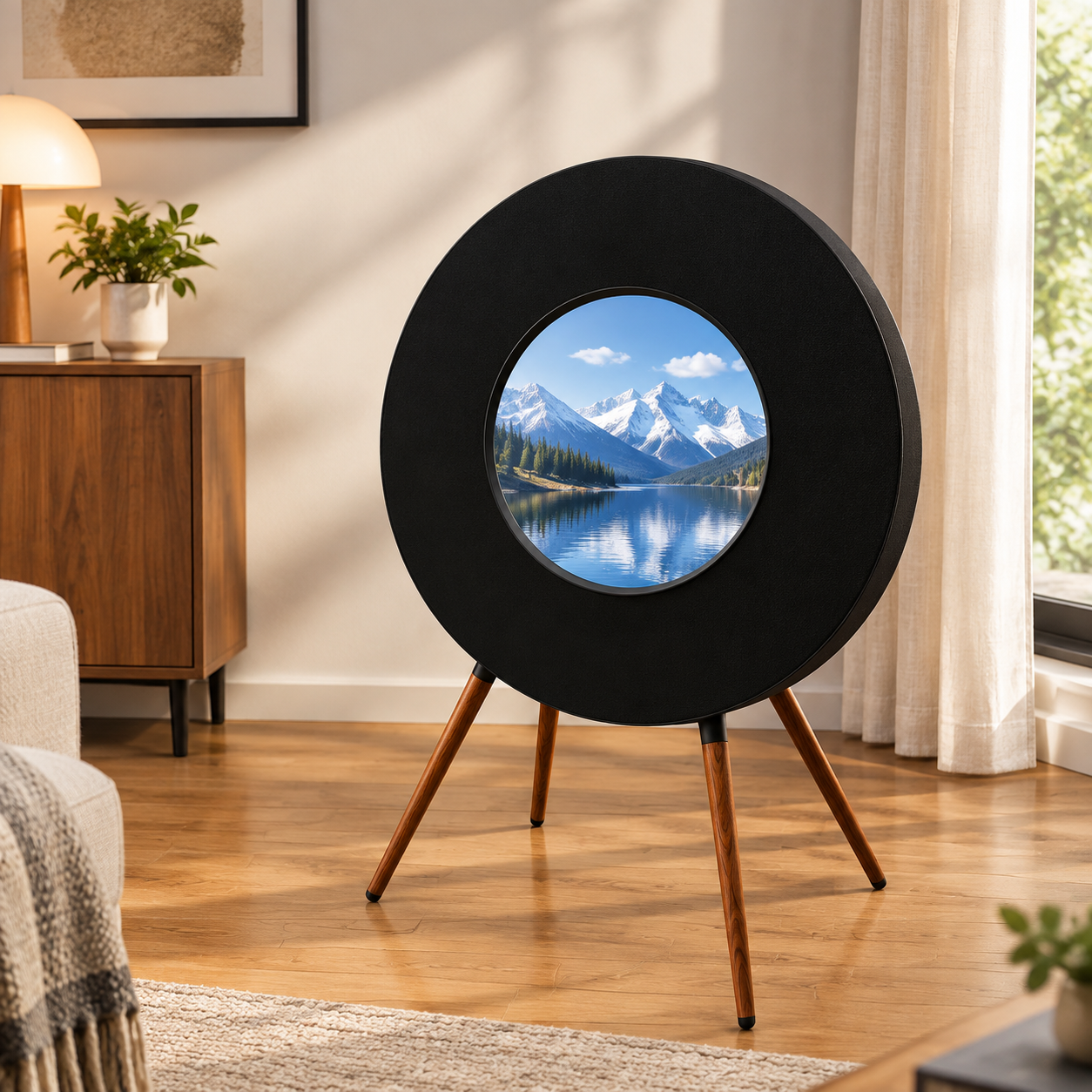 Floor-Standing HiFi Vinyl Record Player