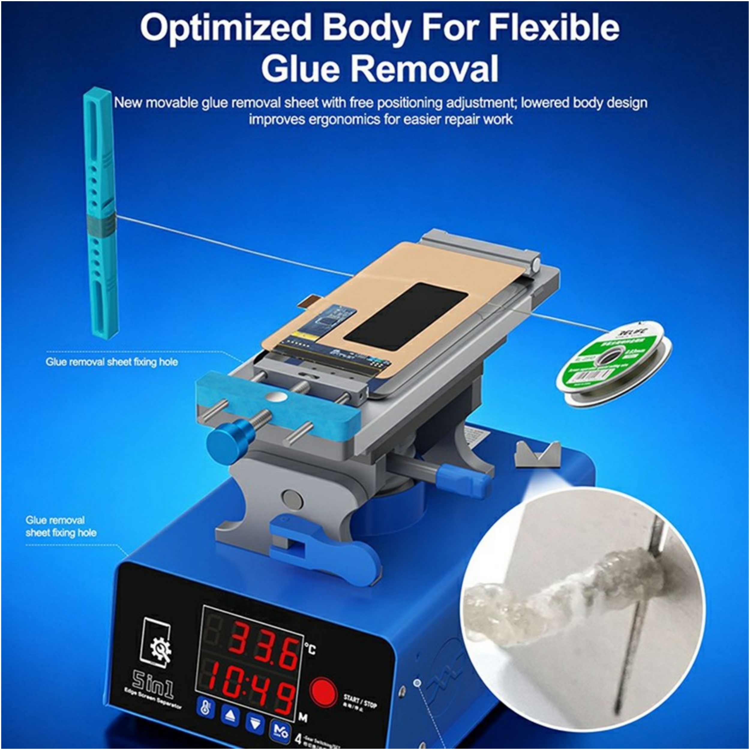 360° Curved Screen Separator