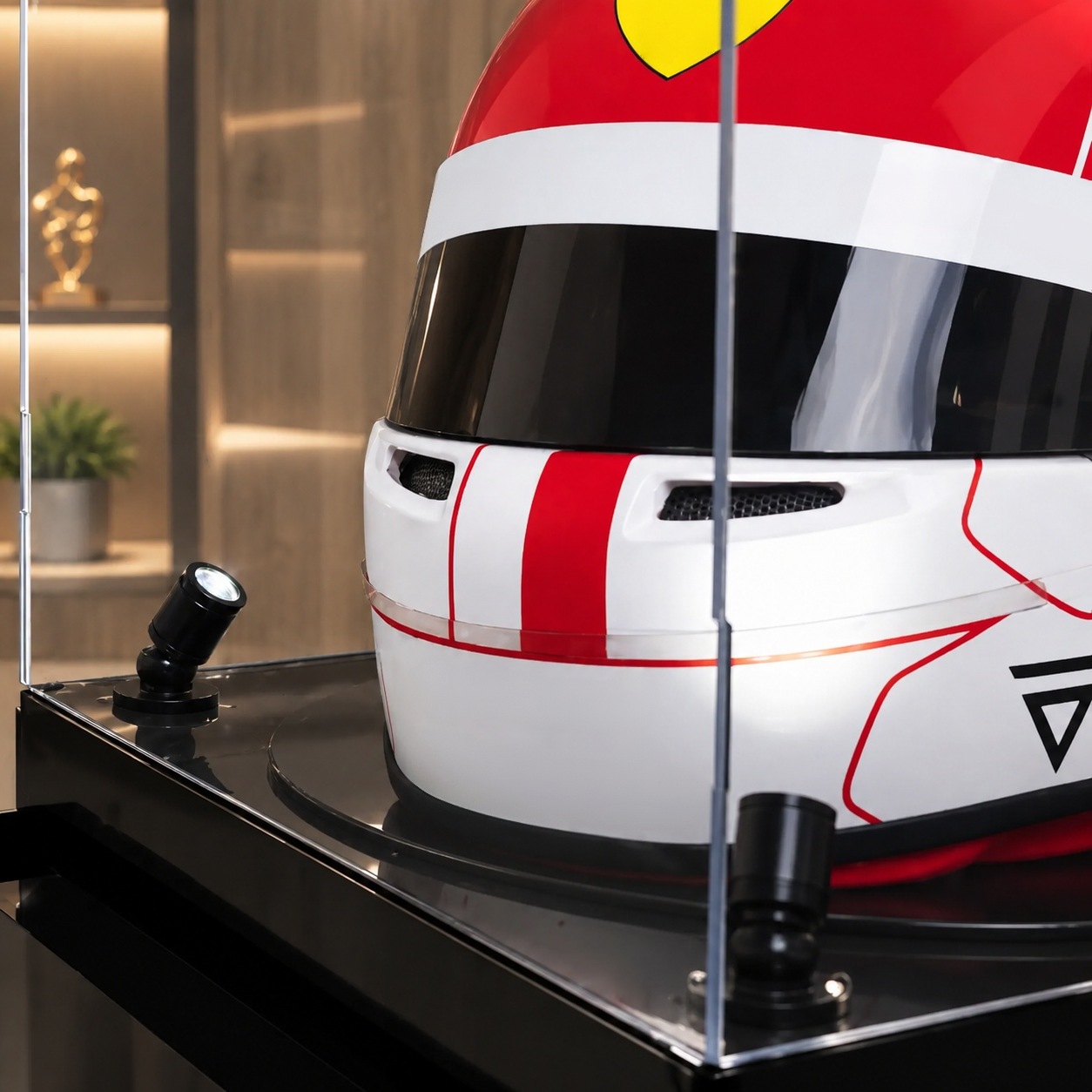 360° Rotating LED Collectible Display Case