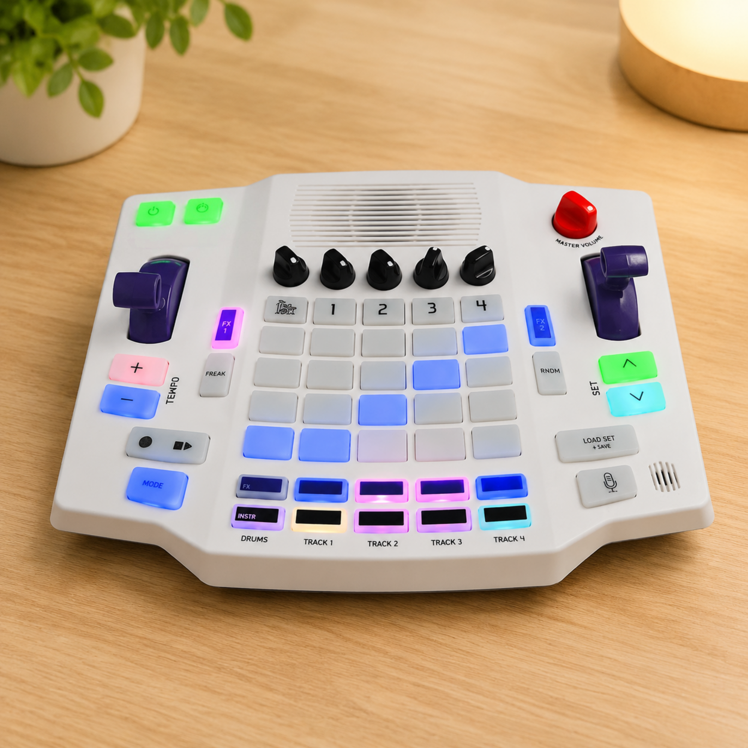 Portable Music Creation Station – Multi-Track Sampler and Beat Making Device