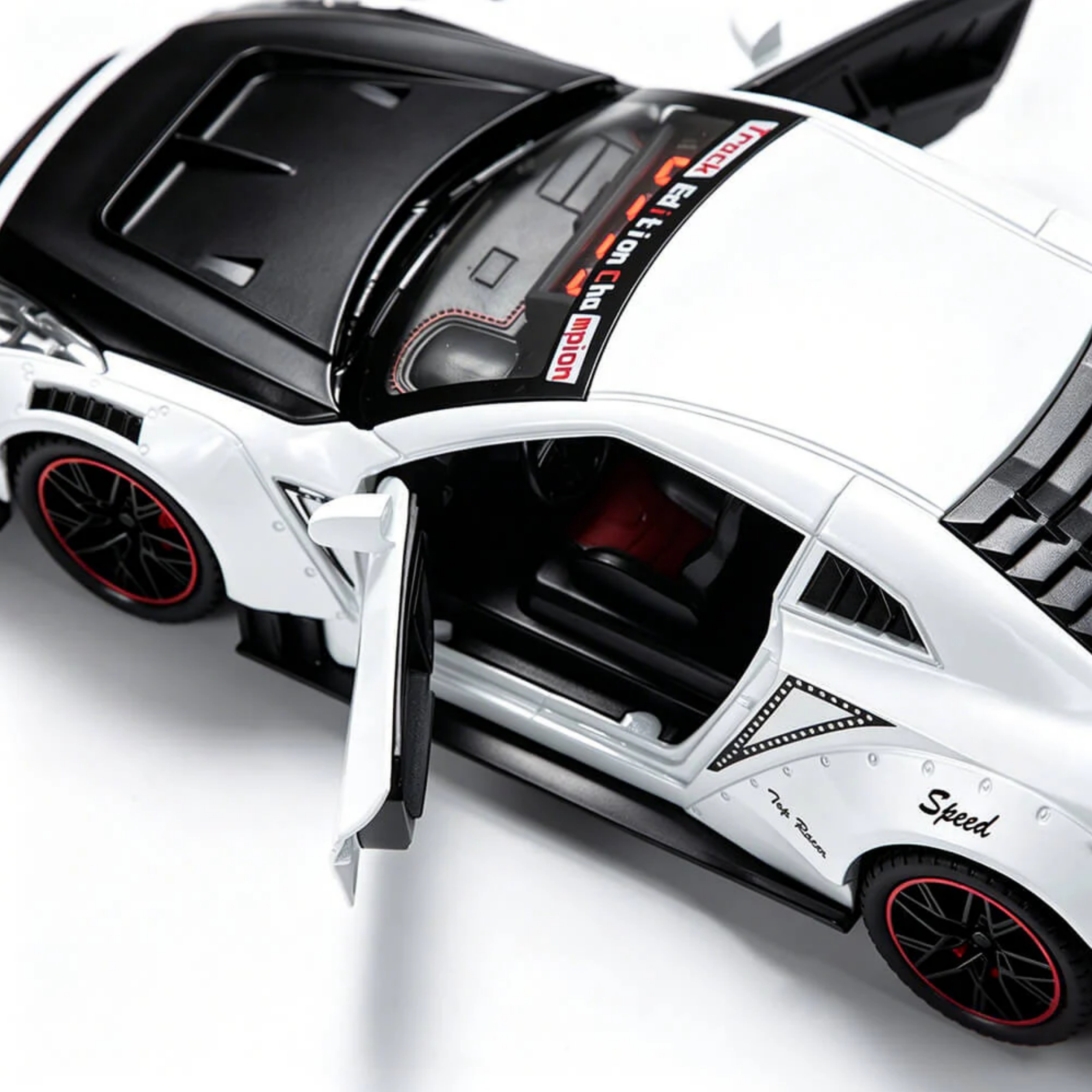 GTR Car Alarm Clock – Engine Sound, Light, Mist & Remote 