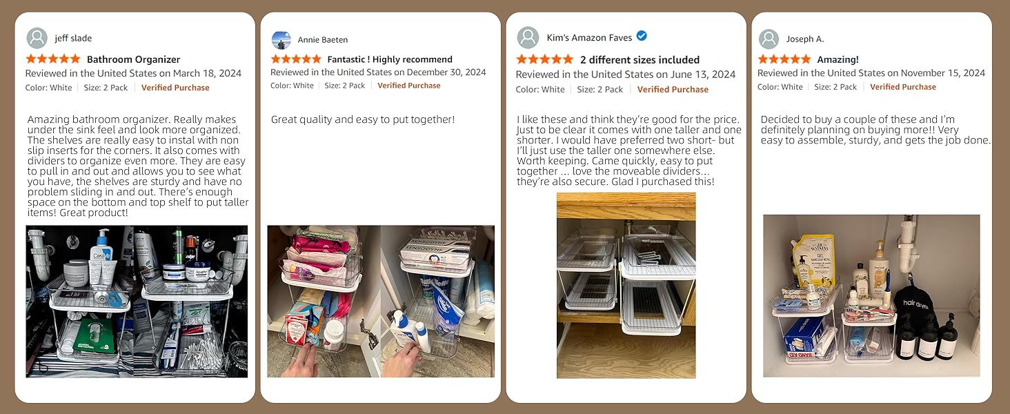 Under Sink Organizers and Storage