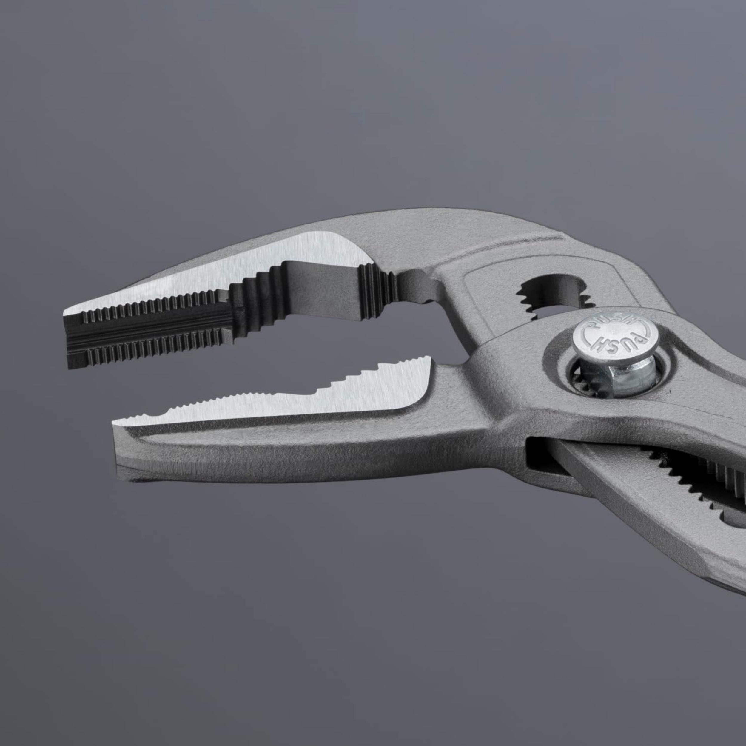 Extra‑Slim Pump Pliers – 19 Adjustments, Self‑Locking, Box‑Joint Design