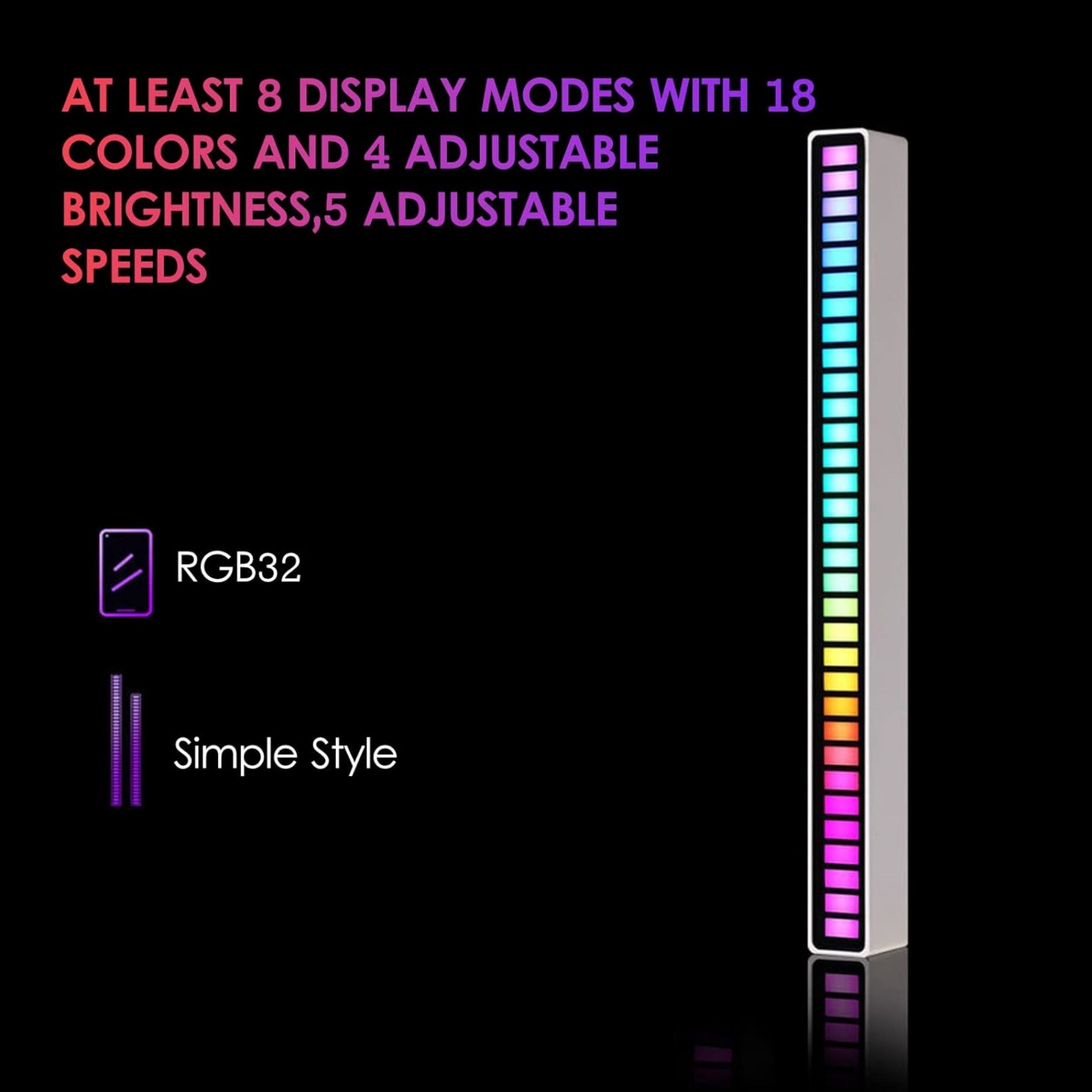 32-LED RGB Tube Lamp