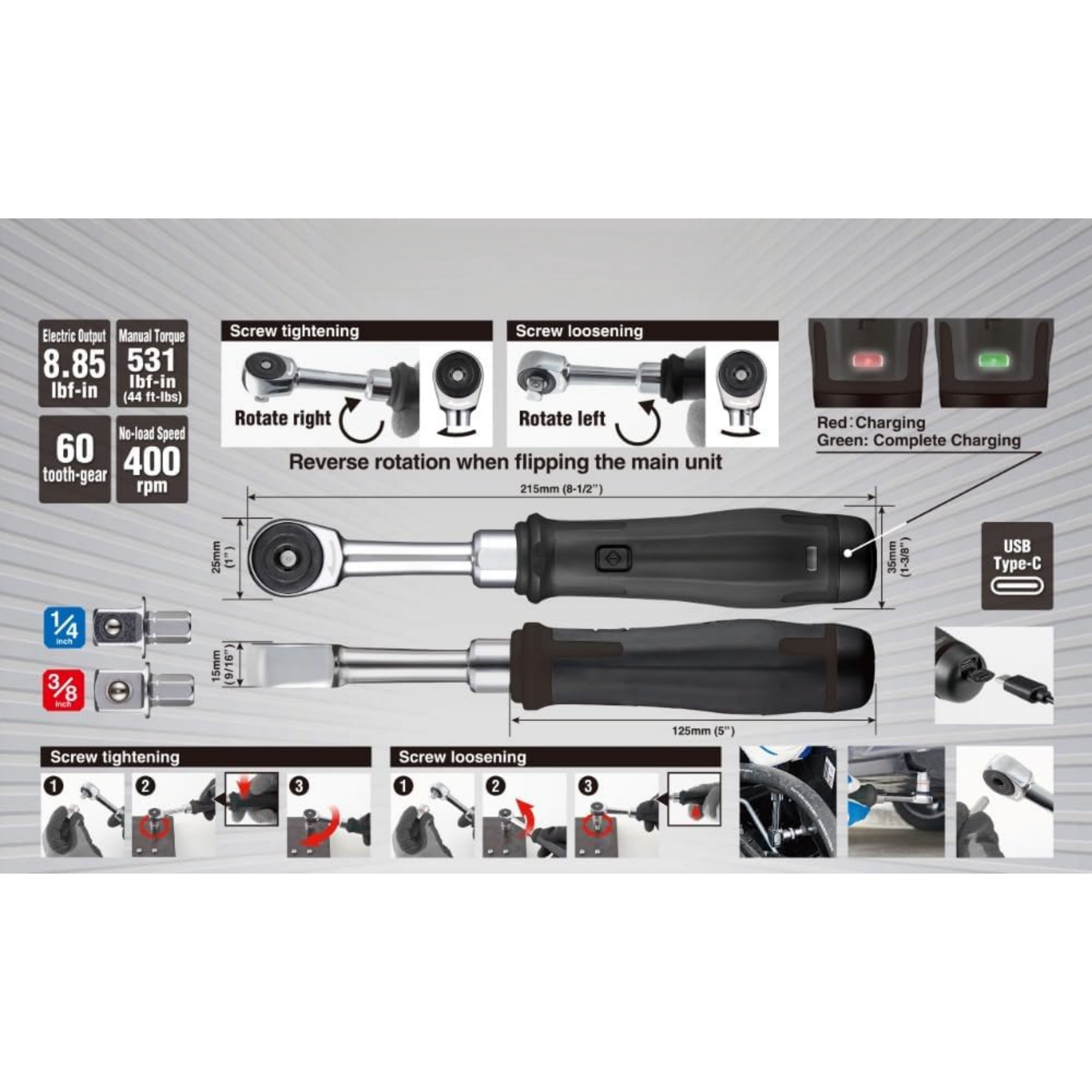 Compact Ratchet Screwdriver Set – Flexible Hand Tool for Precision Work