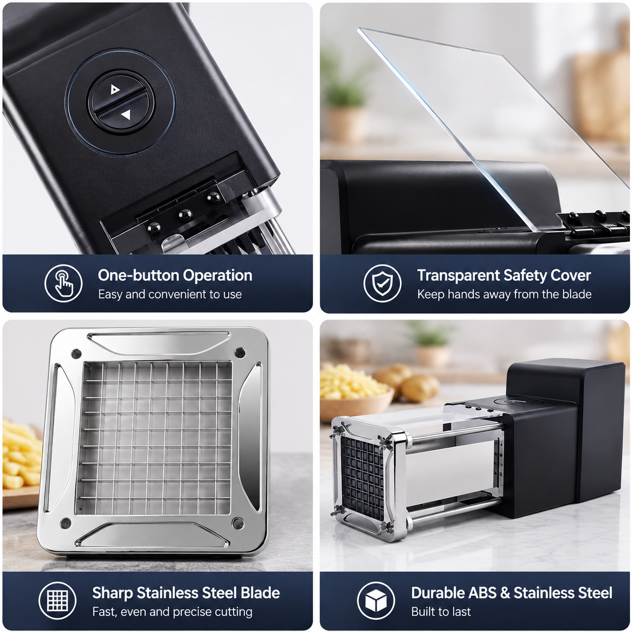 Electric French Fry Cutter – Fast & Efficient Potato Cutting Solution