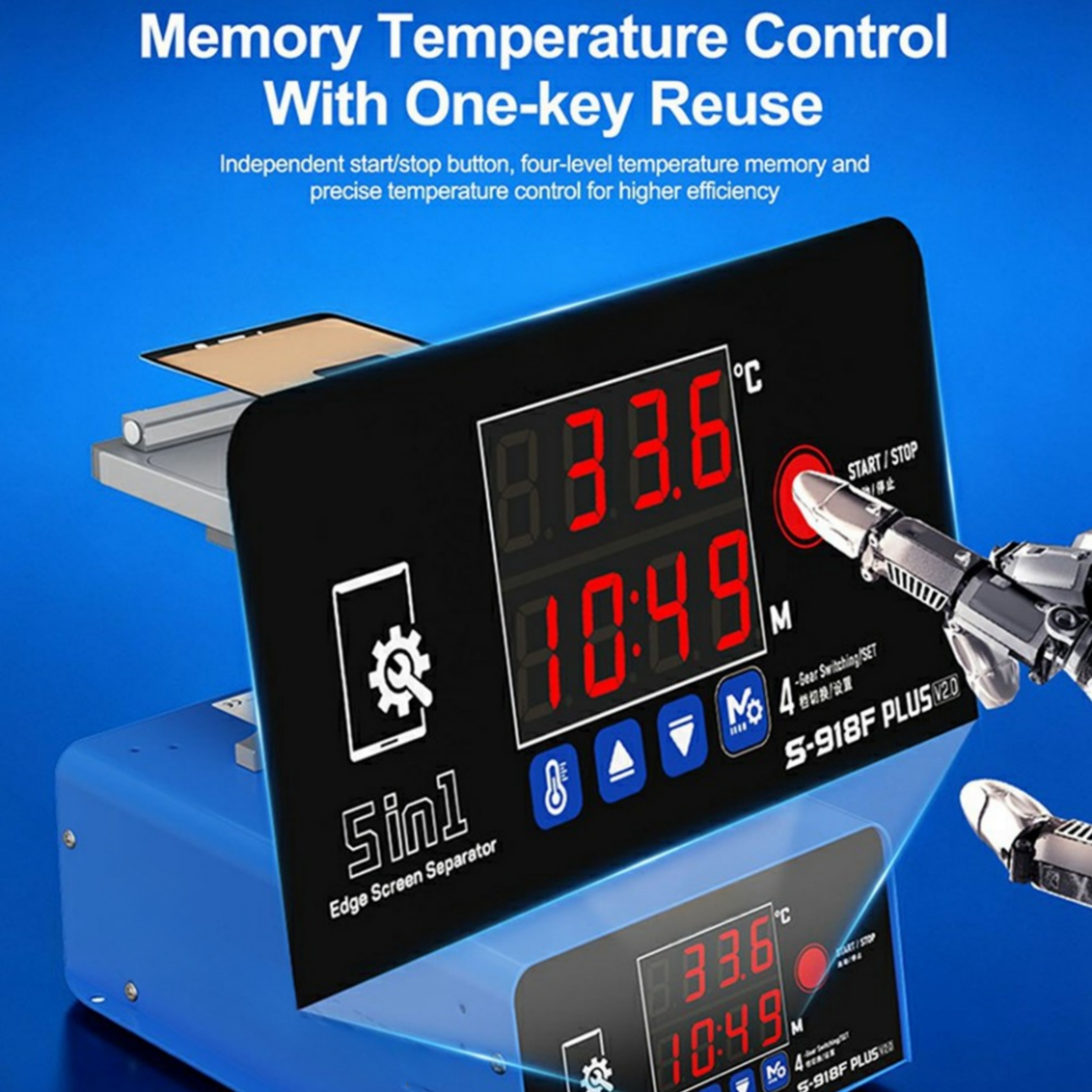 360° Curved Screen Separator