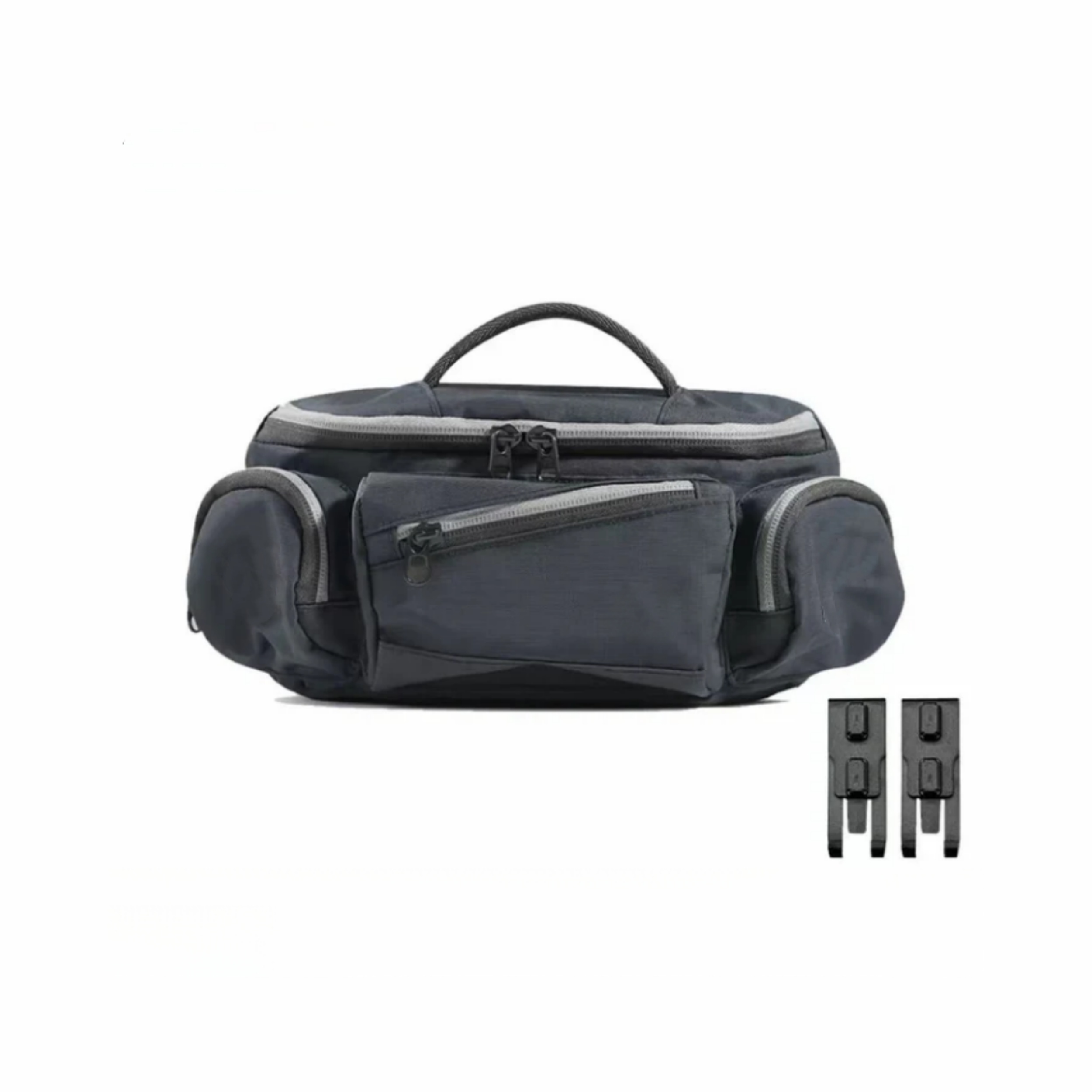 Motocamping Riding Waist Pack – Molle, Water‑Resistant, Detachable Pouches