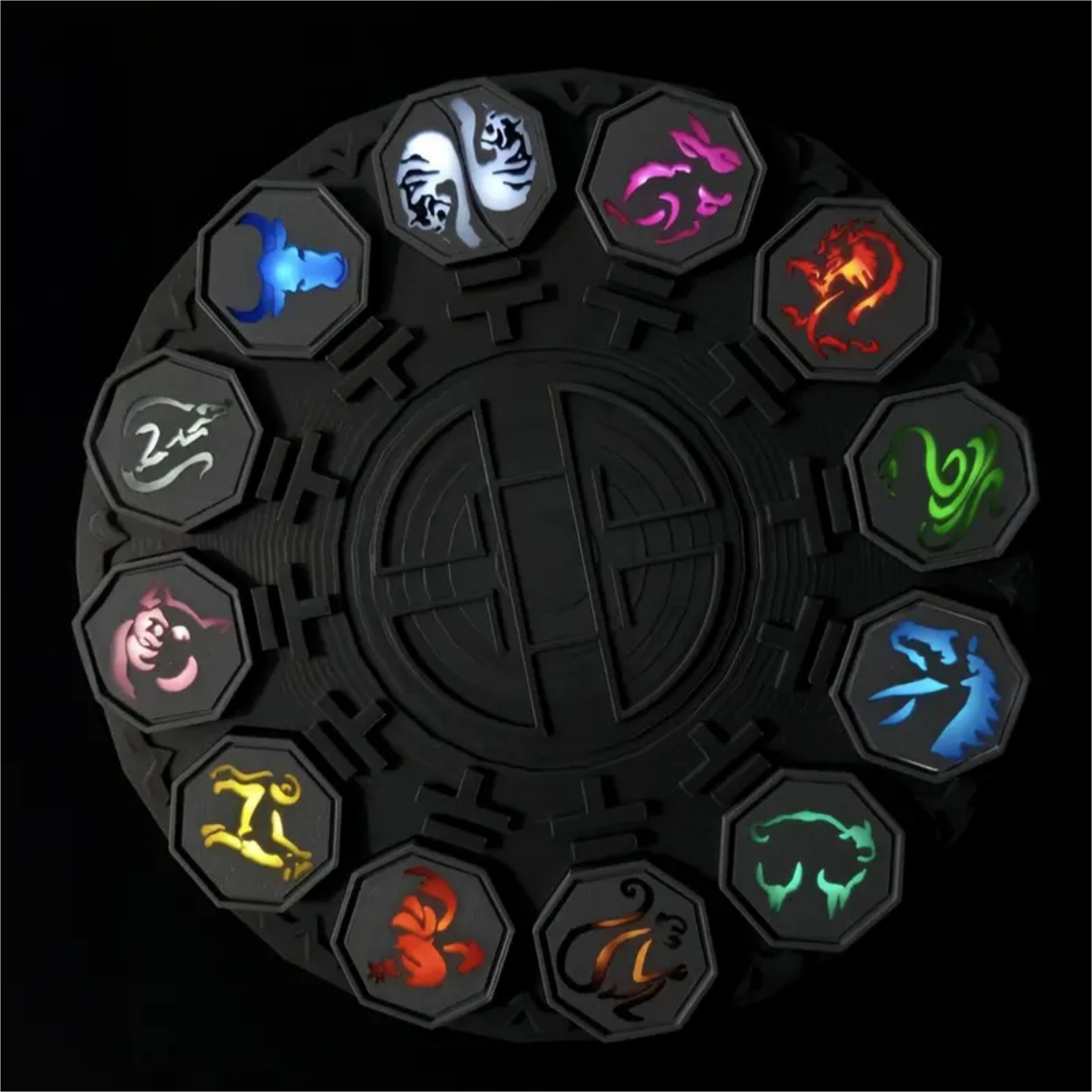 Complete 12-Piece Talisman Set – Removable, Glow Effect, PETG Material
