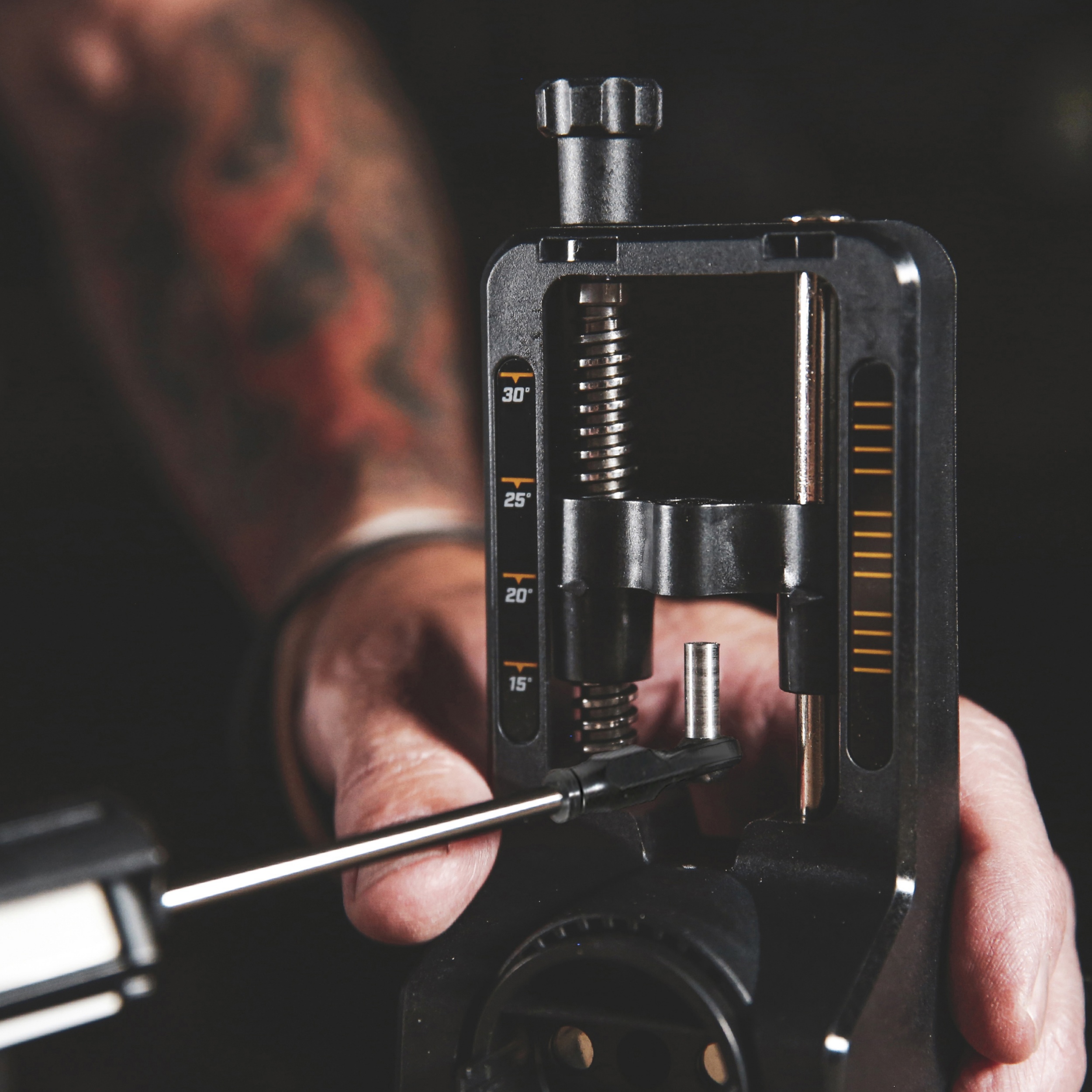 Precision Adjust Knife Sharpener – 3 Grits, 15‑30° Angle, Benchtop or Handheld 