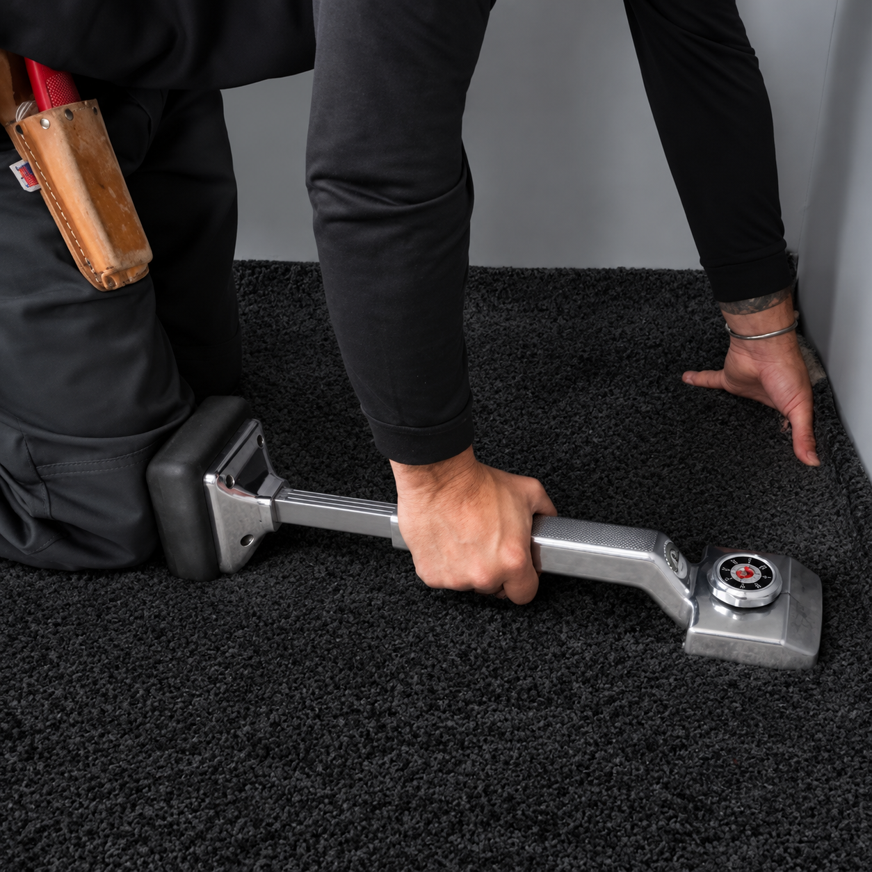 Adjustable High-Profile Carpet Knee Kicker