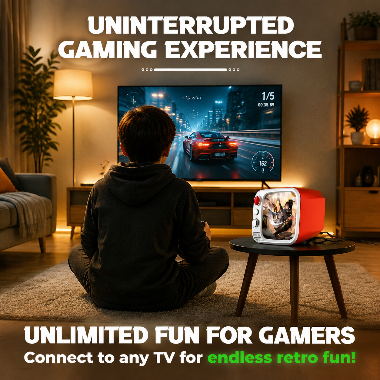 Mini Retro Arcade Console – Portable Classic Gaming Experience