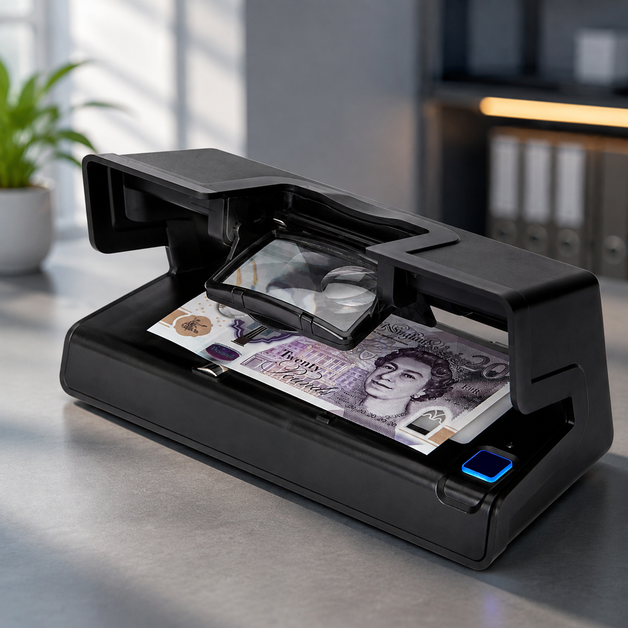 Professional Counterfeit Detector – Multi-Function Currency Verification Device