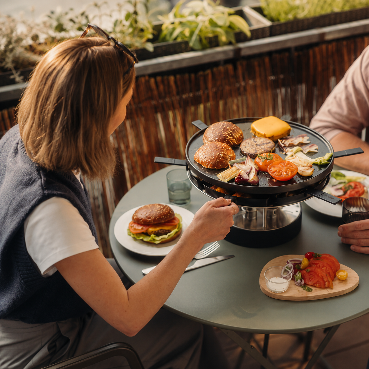 Portable Bioethanol Tabletop Grill Set