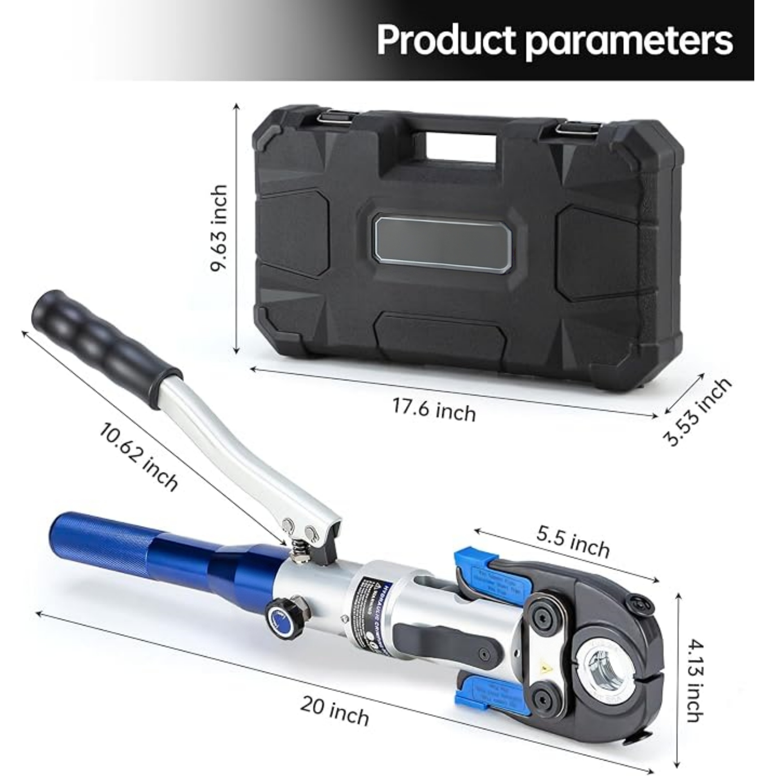 Hydraulic Pipe Fitting Crimping Tool – Portable Precision Press Solution